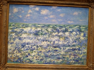 Waves Breaking 1881 Claude Monet