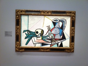 Still Life with Skull, Leeks, & Pitcher 1945 Pablo Picasso